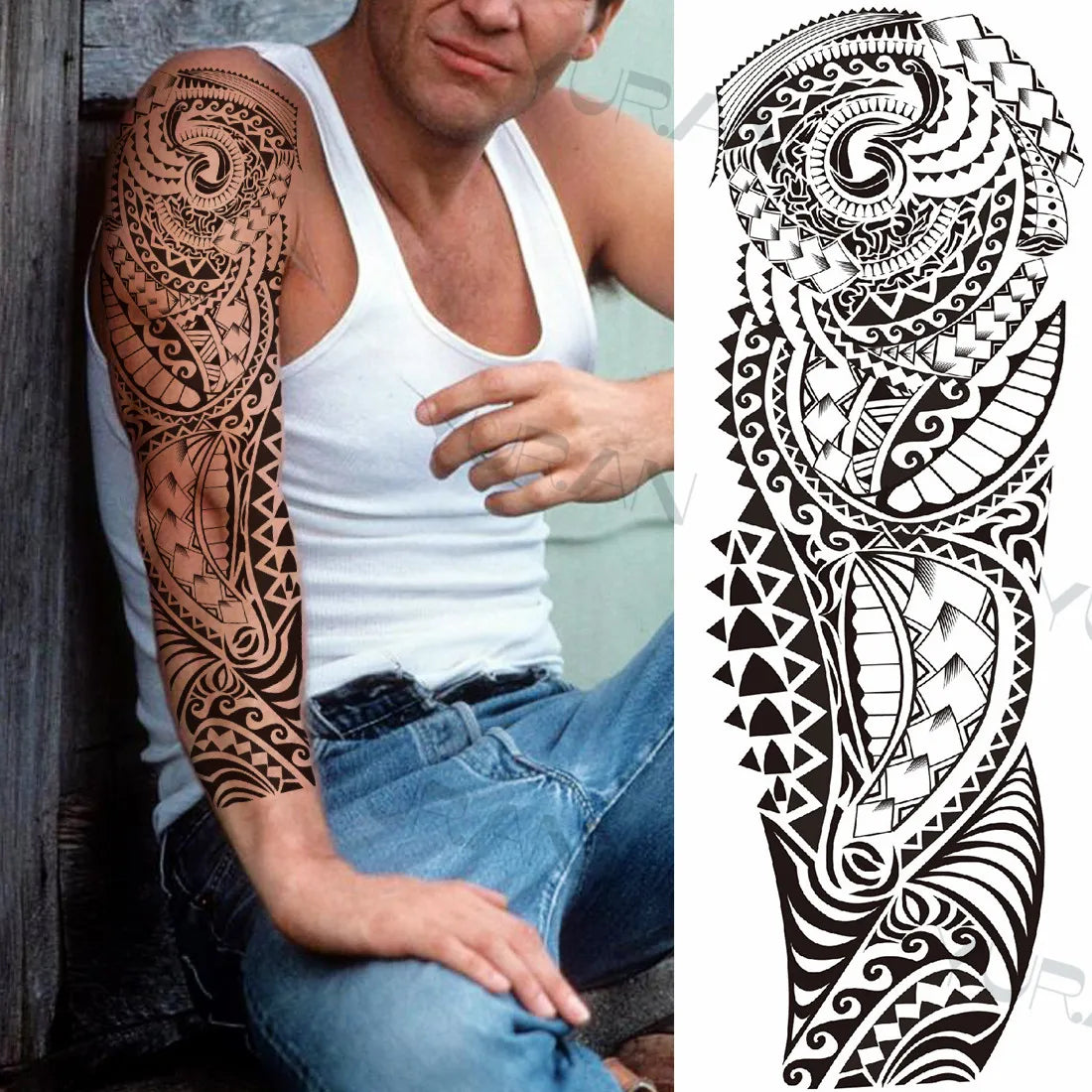 Tatouage Semi-Permanent Polynésien