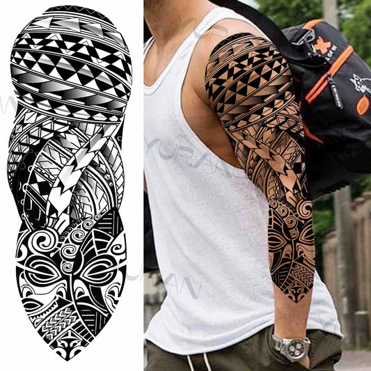 Tatouage Semi-Permanent Polynésien 