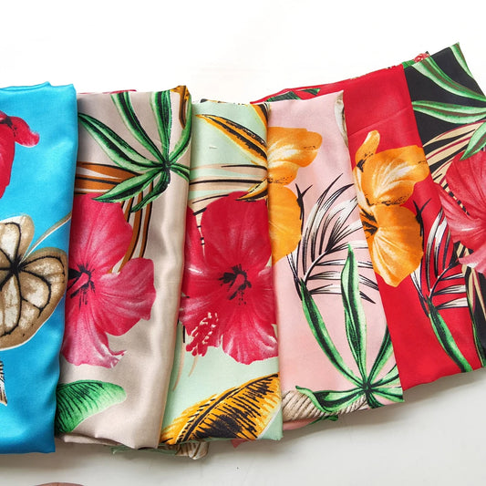 Tissu Satin Charmeuse Exotique – TA'ATA TAHITI