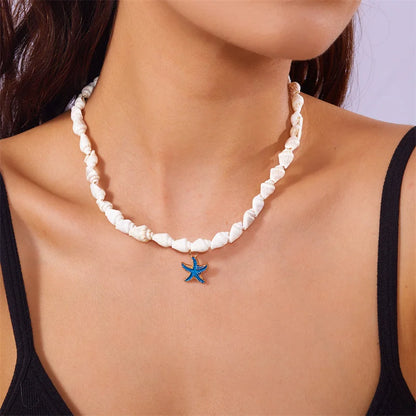 Collier Coquillage & Étoile de Mer | TA'ATA TAHITI