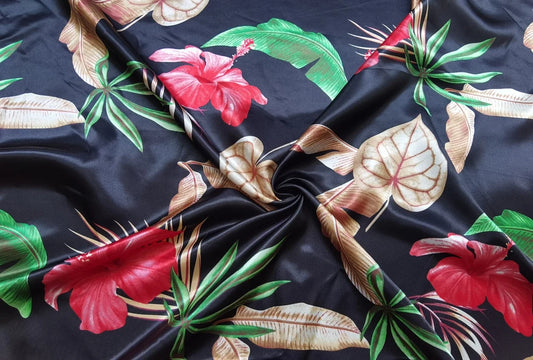 Tissu Satin Charmeuse Exotique – TA'ATA TAHITI